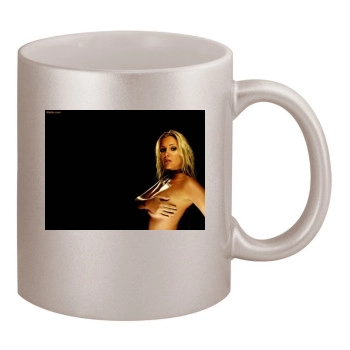 Shana Moakler 11oz Metallic Silver Mug