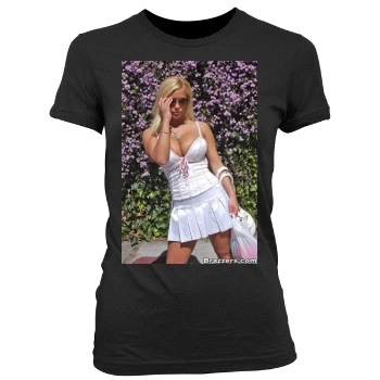 Shyla Stylez Women's Junior Cut Crewneck T-Shirt