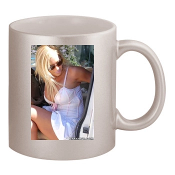 Shyla Stylez 11oz Metallic Silver Mug