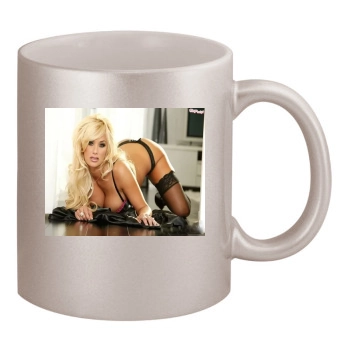 Shyla Stylez 11oz Metallic Silver Mug