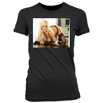 Shyla Stylez Women's Junior Cut Crewneck T-Shirt