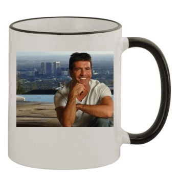 Simon Cowell 11oz Colored Rim & Handle Mug