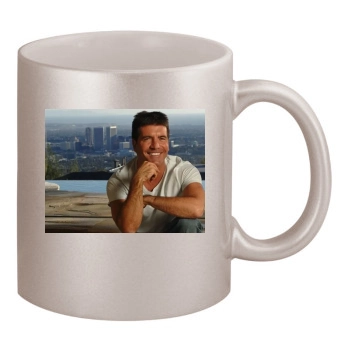 Simon Cowell 11oz Metallic Silver Mug