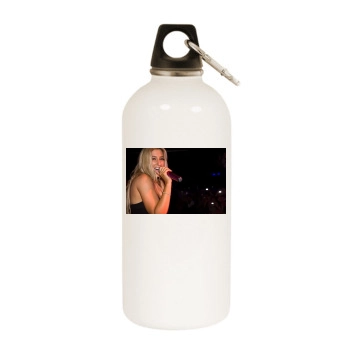 Stacey Solomon White Water Bottle With Carabiner