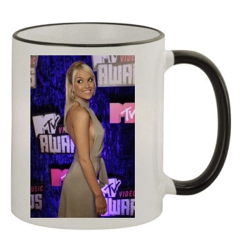 Tara Conner 11oz Colored Rim & Handle Mug