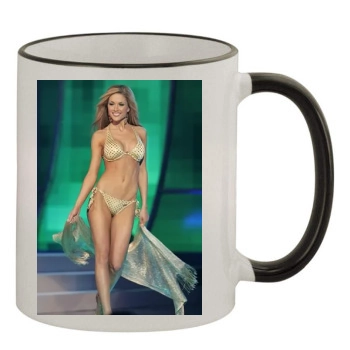 Tara Conner 11oz Colored Rim & Handle Mug