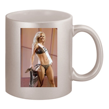 Tara Conner 11oz Metallic Silver Mug