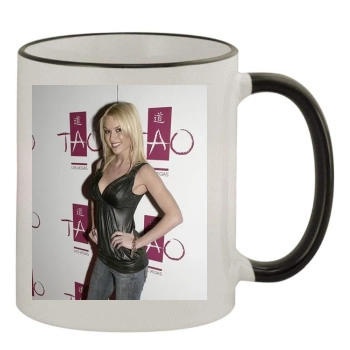 Tara Conner 11oz Colored Rim & Handle Mug