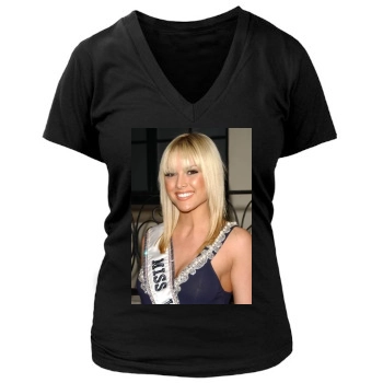 Tara Conner Women's Deep V-Neck TShirt