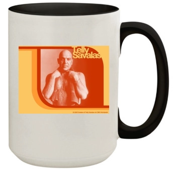 Telly Savalas 15oz Colored Inner & Handle Mug