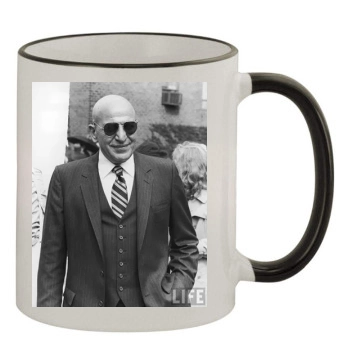 Telly Savalas 11oz Colored Rim & Handle Mug