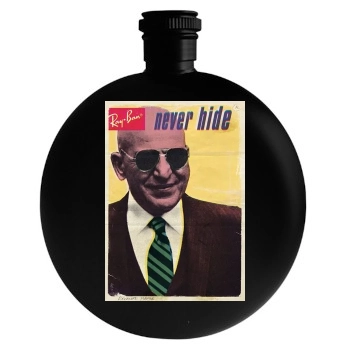 Telly Savalas Round Flask