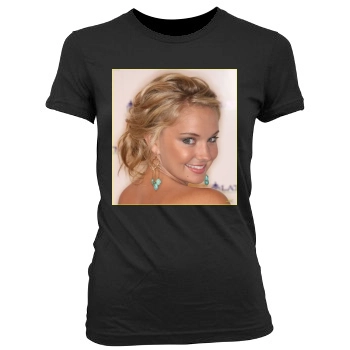 Tiffany Thornton Women's Junior Cut Crewneck T-Shirt