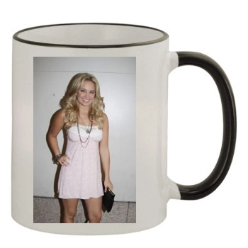 Tiffany Thornton 11oz Colored Rim & Handle Mug