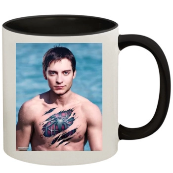 Tobey Maguire 11oz Colored Inner & Handle Mug