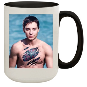 Tobey Maguire 15oz Colored Inner & Handle Mug