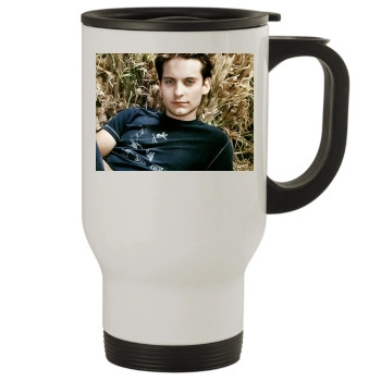 Tobey Maguire Stainless Steel Travel Mug