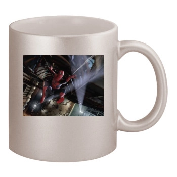 Tobey Maguire 11oz Metallic Silver Mug