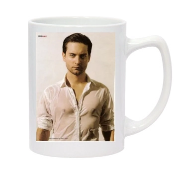 Tobey Maguire 14oz White Statesman Mug