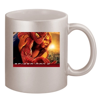 Tobey Maguire 11oz Metallic Silver Mug