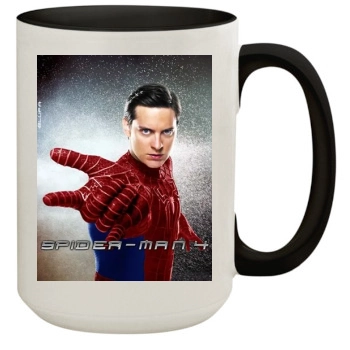 Tobey Maguire 15oz Colored Inner & Handle Mug