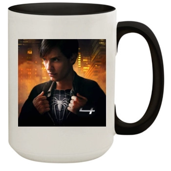 Tobey Maguire 15oz Colored Inner & Handle Mug