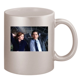 Tobey Maguire 11oz Metallic Silver Mug