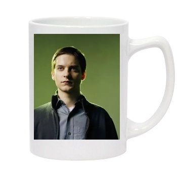 Tobey Maguire 14oz White Statesman Mug