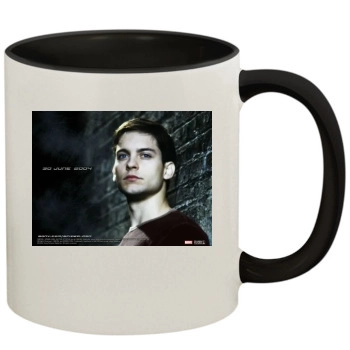 Tobey Maguire 11oz Colored Inner & Handle Mug