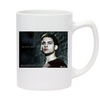 Tobey Maguire 14oz White Statesman Mug