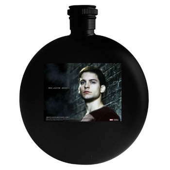 Tobey Maguire Round Flask