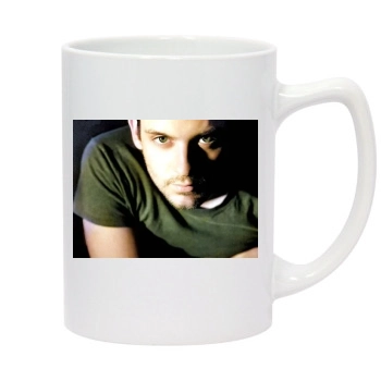 Tobey Maguire 14oz White Statesman Mug