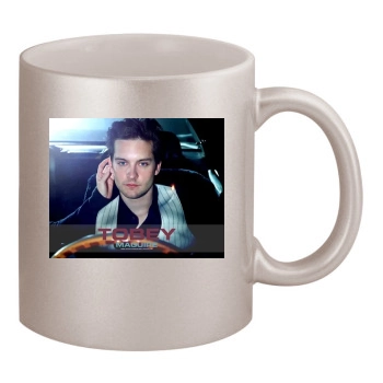 Tobey Maguire 11oz Metallic Silver Mug