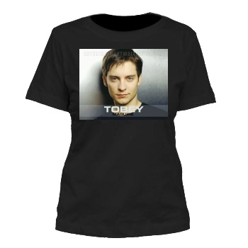 Tobey Maguire Women's Cut T-Shirt