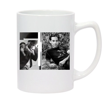 Tobey Maguire 14oz White Statesman Mug