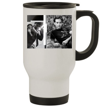 Tobey Maguire Stainless Steel Travel Mug