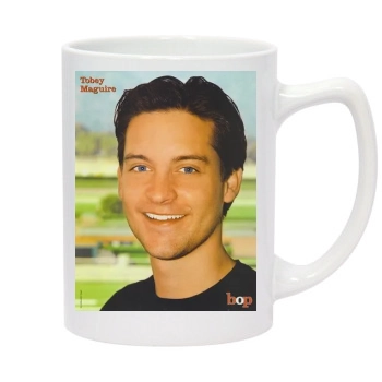 Tobey Maguire 14oz White Statesman Mug