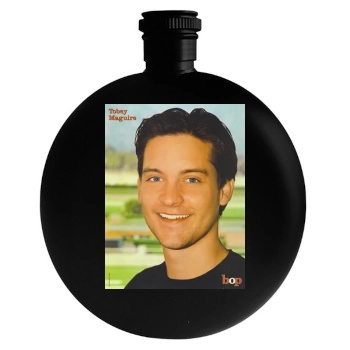 Tobey Maguire Round Flask