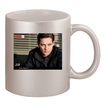 Tobey Maguire 11oz Metallic Silver Mug