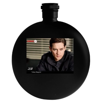 Tobey Maguire Round Flask