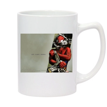 Tobey Maguire 14oz White Statesman Mug