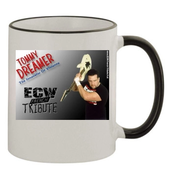 Tommy Dreamer 11oz Colored Rim & Handle Mug