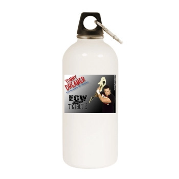 Tommy Dreamer White Water Bottle With Carabiner