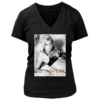 Tori Praver Women's Deep V-Neck TShirt