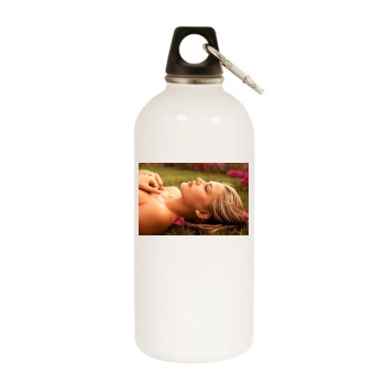 Tori Praver White Water Bottle With Carabiner