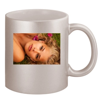 Tori Praver 11oz Metallic Silver Mug