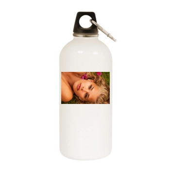 Tori Praver White Water Bottle With Carabiner