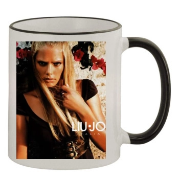 Tori Praver 11oz Colored Rim & Handle Mug