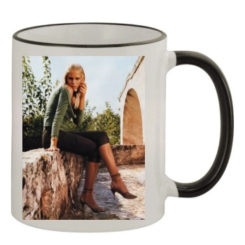 Tori Praver 11oz Colored Rim & Handle Mug