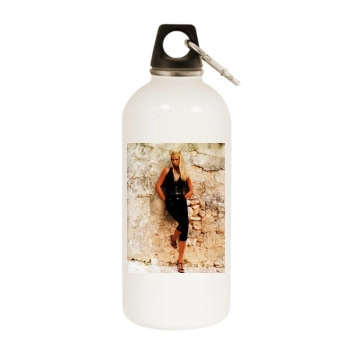 Tori Praver White Water Bottle With Carabiner